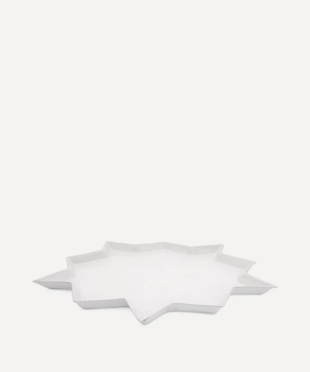 Astier de Villatte Tableware^Etoile Dinner Plate