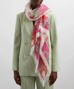 Liberty Scarves^Eustacia 140x140 Cashmere-Silk Scarf