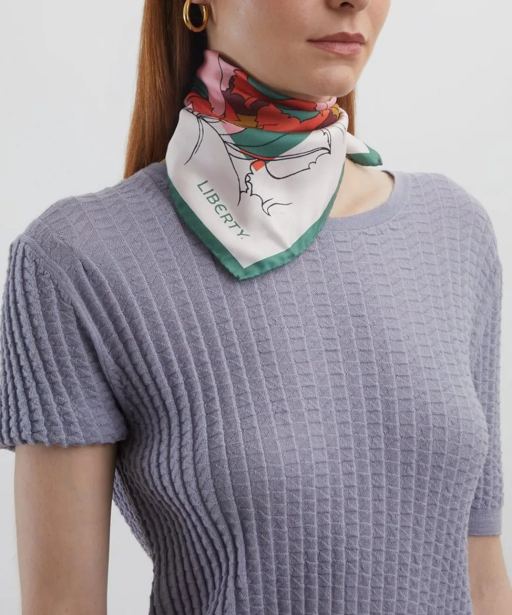 Liberty Scarves^Eustacia 43x43 Silk Scarf