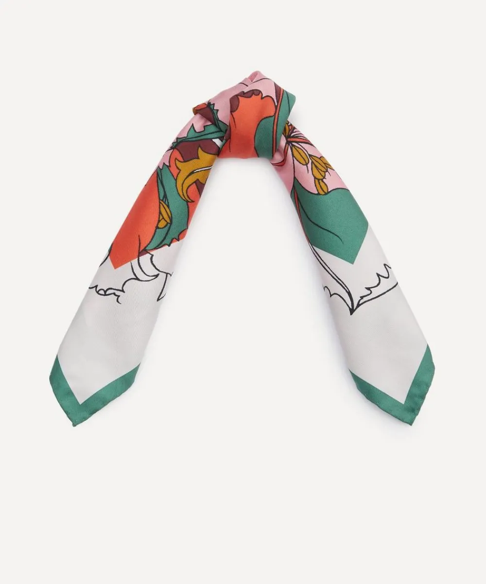 Liberty Scarves^Eustacia 43x43 Silk Scarf