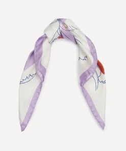 Liberty Scarves^Eustacia 43x43 Silk Scarf