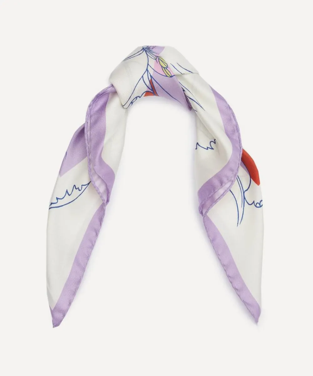 Liberty Scarves^Eustacia 43x43 Silk Scarf