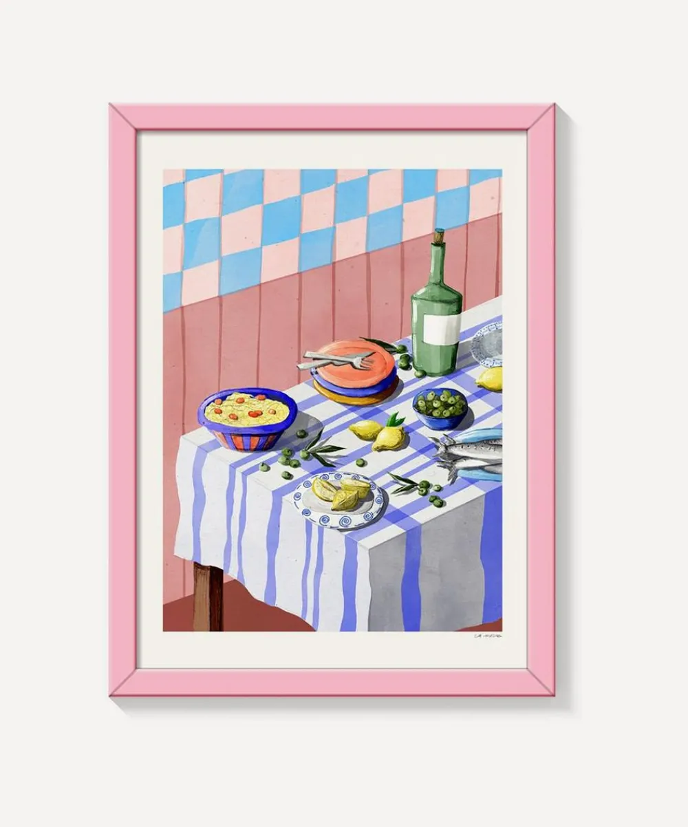 PSTR Studio Wall Art^Eva Halfers Pink Tapas Print