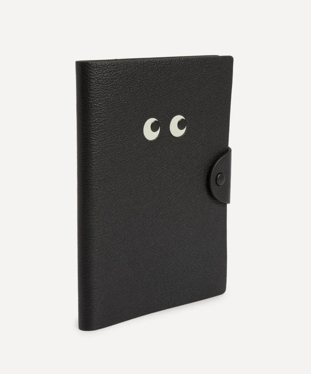 Anya Hindmarch Stationery And Games^Eyes A5 Leather Journal