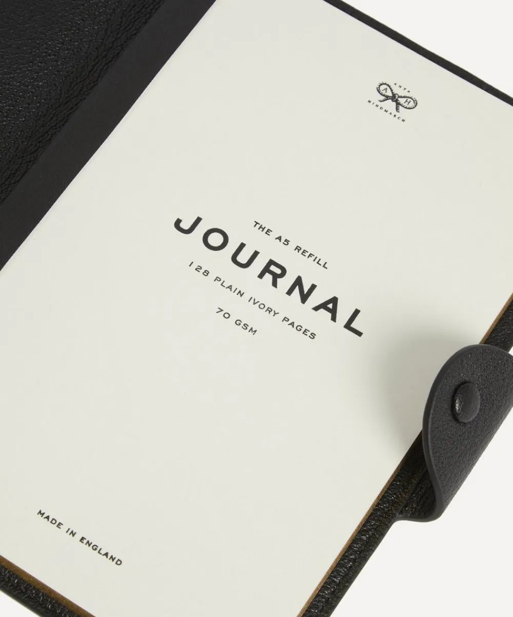 Anya Hindmarch Stationery And Games^Eyes A5 Leather Journal