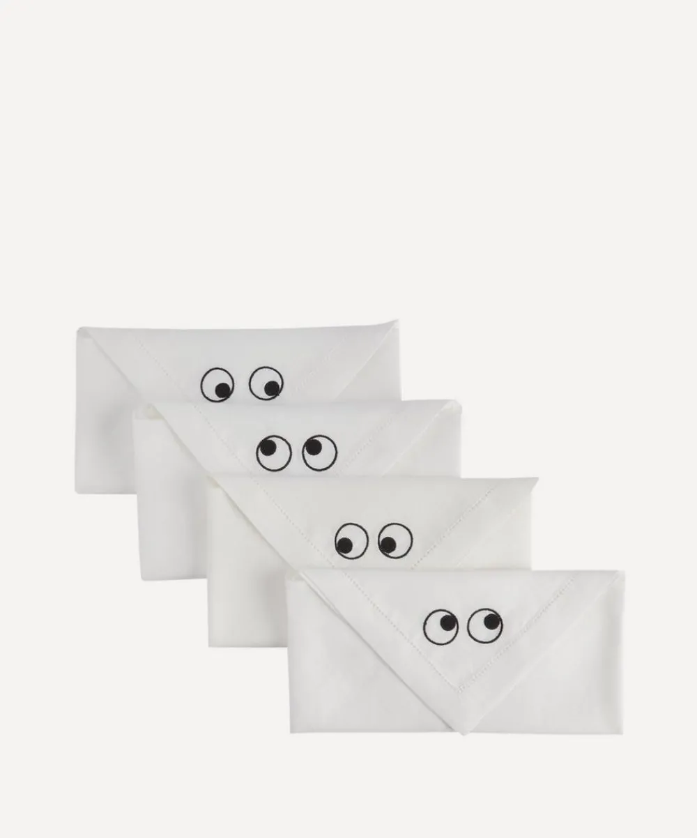 Anya Hindmarch Tableware^Eyes Napkins Set of 4