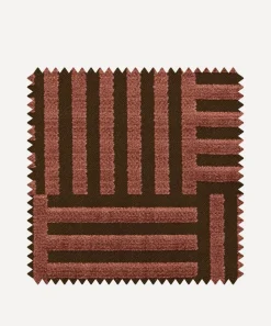 Liberty Interiors Furnishing Fabrics^Fabric Swatch - Archive Geo Marsden Velvet in Sloe