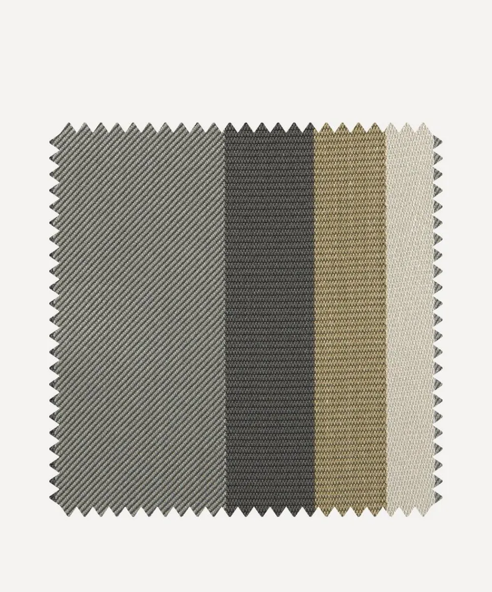 Liberty Interiors Furnishing Fabrics^Fabric Swatch - Arlo Stripe in Pewter