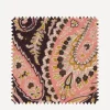 Liberty Interiors Furnishing Fabrics^Fabric Swatch - Felix Raison Cotton Velvet in Lacquer