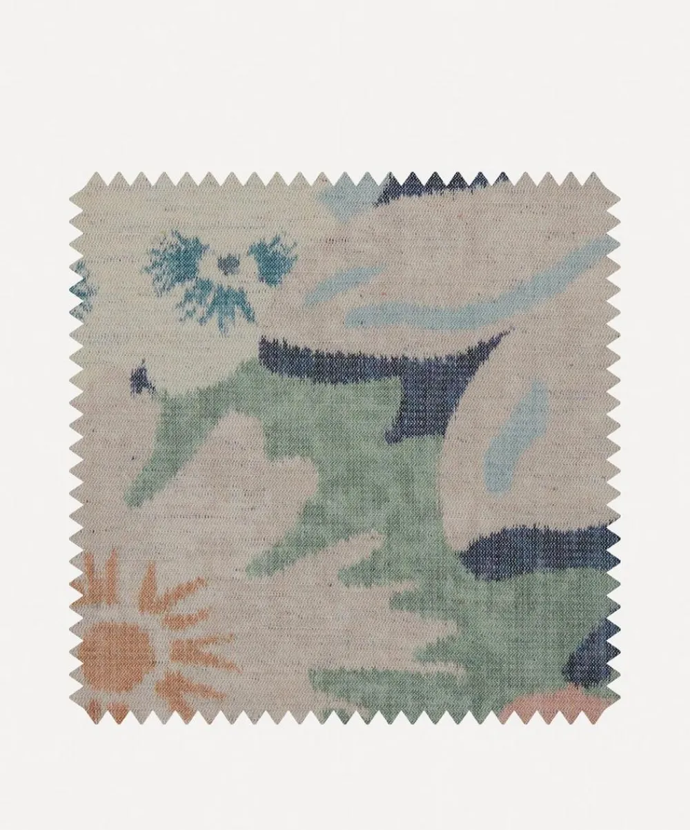 Liberty Interiors Furnishing Fabrics^Fabric Swatch – Grand Thorpe in Lichen