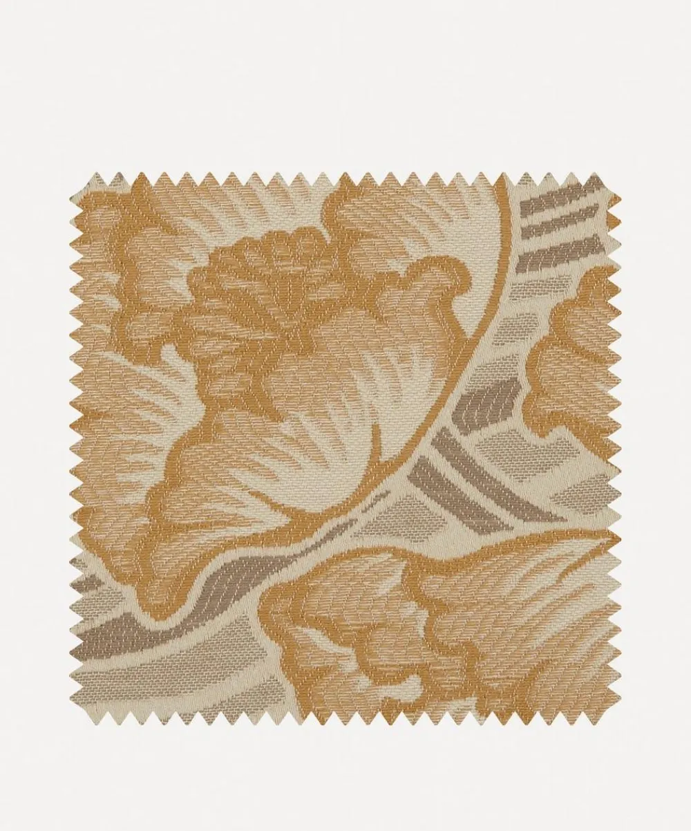Liberty Interiors Furnishing Fabrics^Fabric Swatch – Hana Weave in Citrine