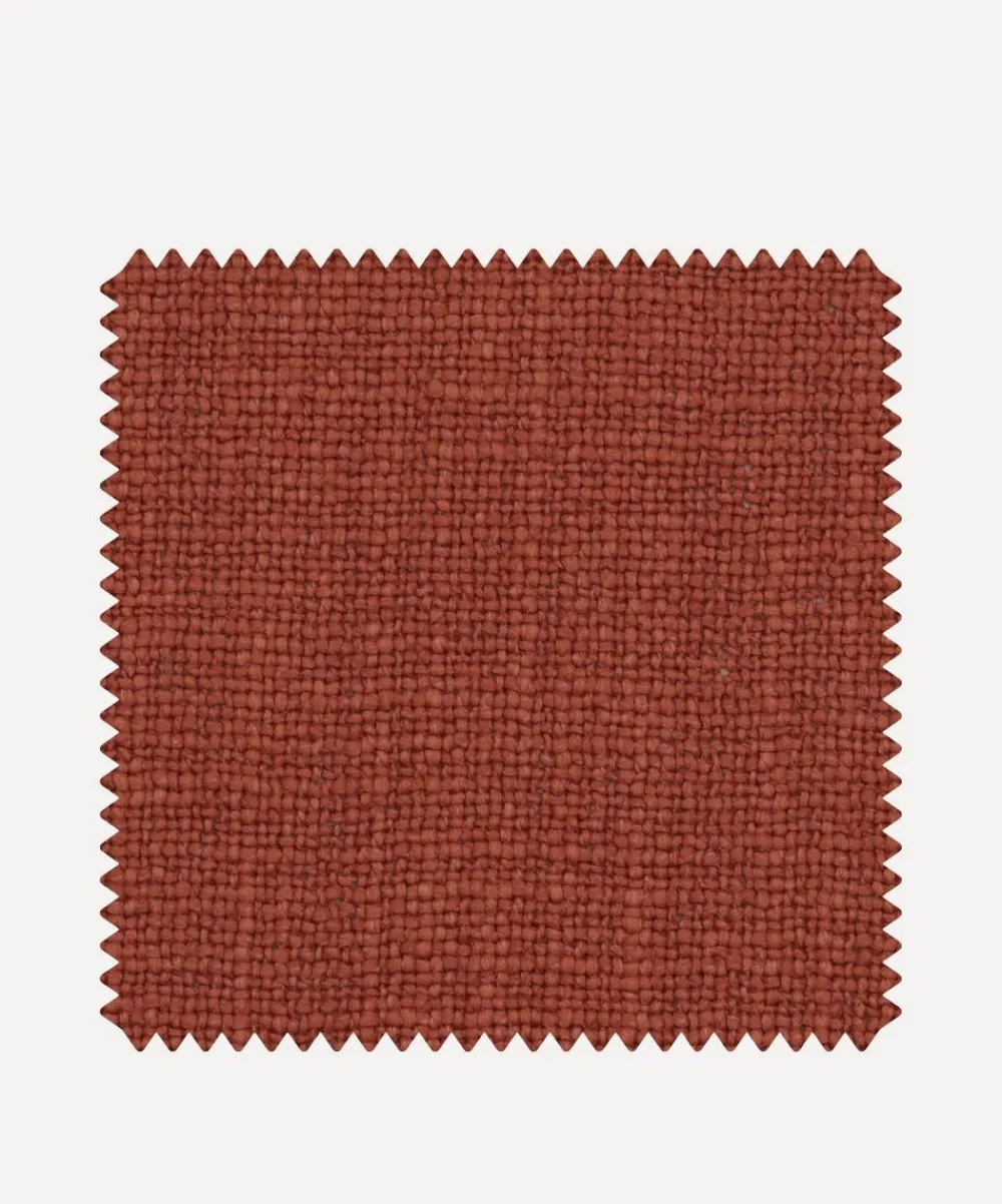 Liberty Interiors Furnishing Fabrics^Fabric Swatch - Heligan in Red Lac