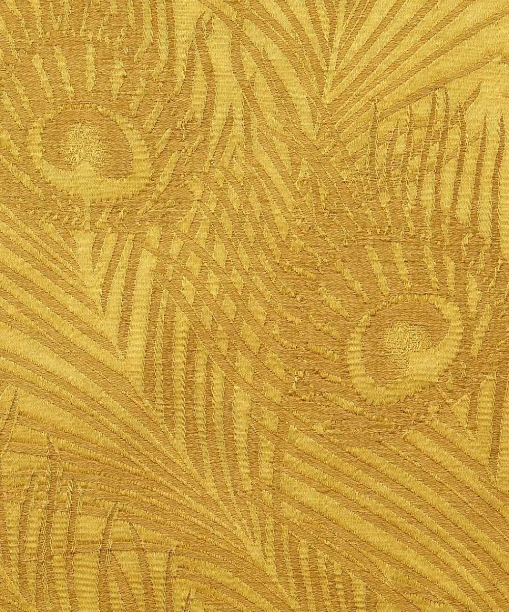 Liberty Interiors Furnishing Fabrics^Fabric Swatch - Hera Plume Dyed Jacquard in Fennel