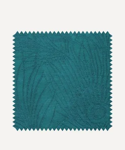 Liberty Interiors Furnishing Fabrics^Fabric Swatch - Hera Plume Dyed Jacquard in Scarab