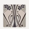 Liberty Interiors Furnishing Fabrics^Fabric Swatch - Ianthe Bloom Multi Cotton Velvet in Pewter Dark