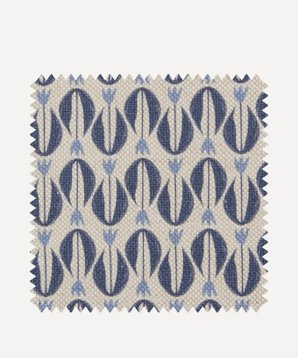 Liberty Interiors Furnishing Fabrics^Fabric Swatch - Lutea in Lapis