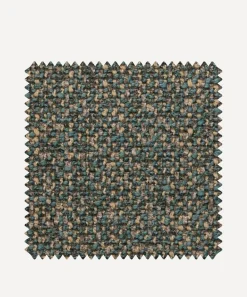 Liberty Interiors Furnishing Fabrics^Fabric Swatch - Macdonald in Blue Jay