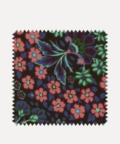 Liberty Interiors Furnishing Fabrics^Fabric Swatch - Marquess Garden Cotton Velvet in Jade