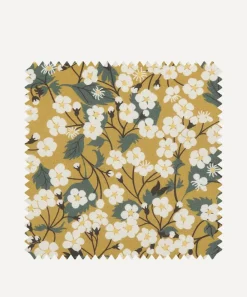 Liberty Interiors Furnishing Fabrics^Fabric Swatch - Mitsi Blossom Cotton in Yarrow