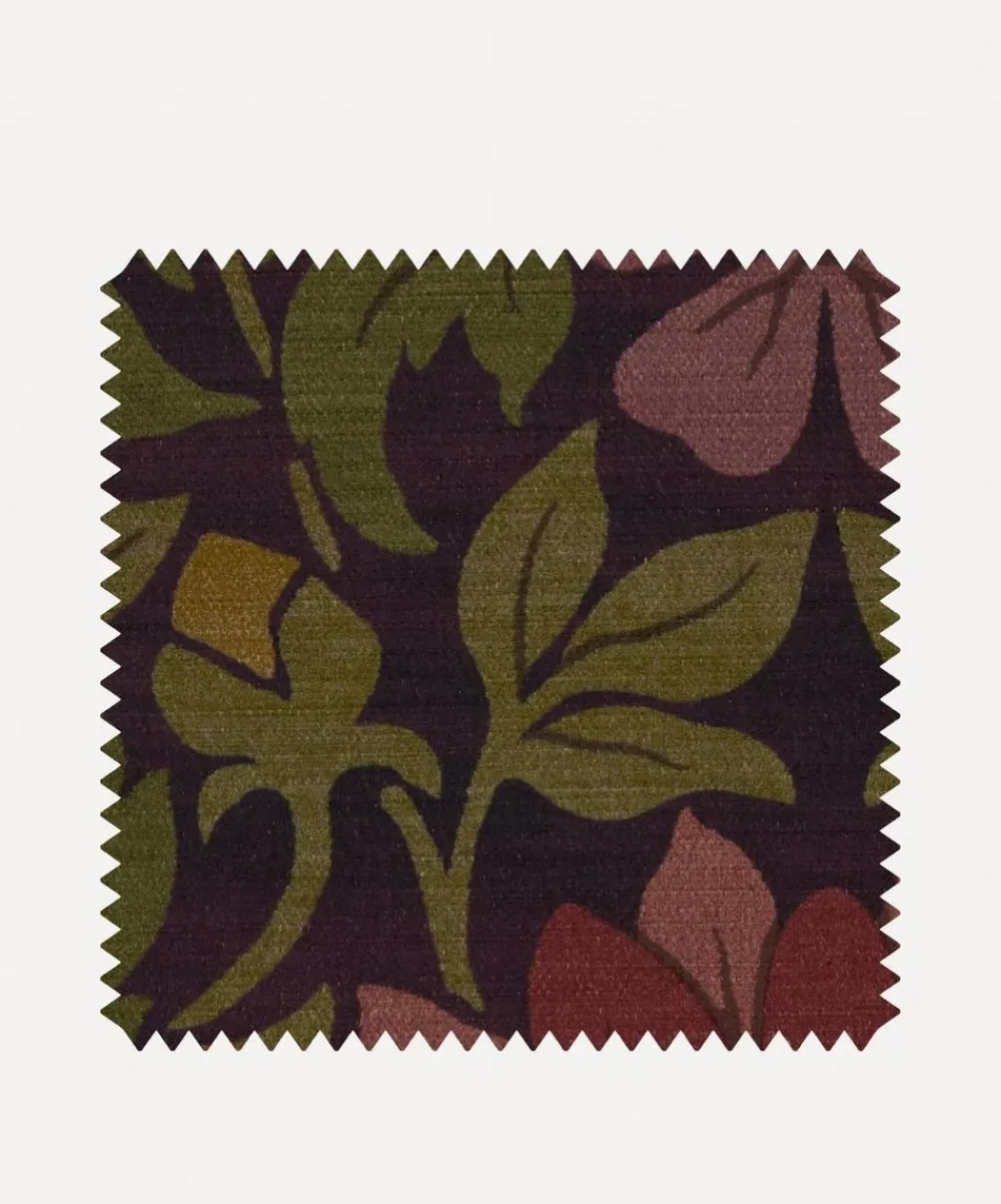 Liberty Interiors Furnishing Fabrics^Fabric Swatch – Moon Garden in Dragonfly