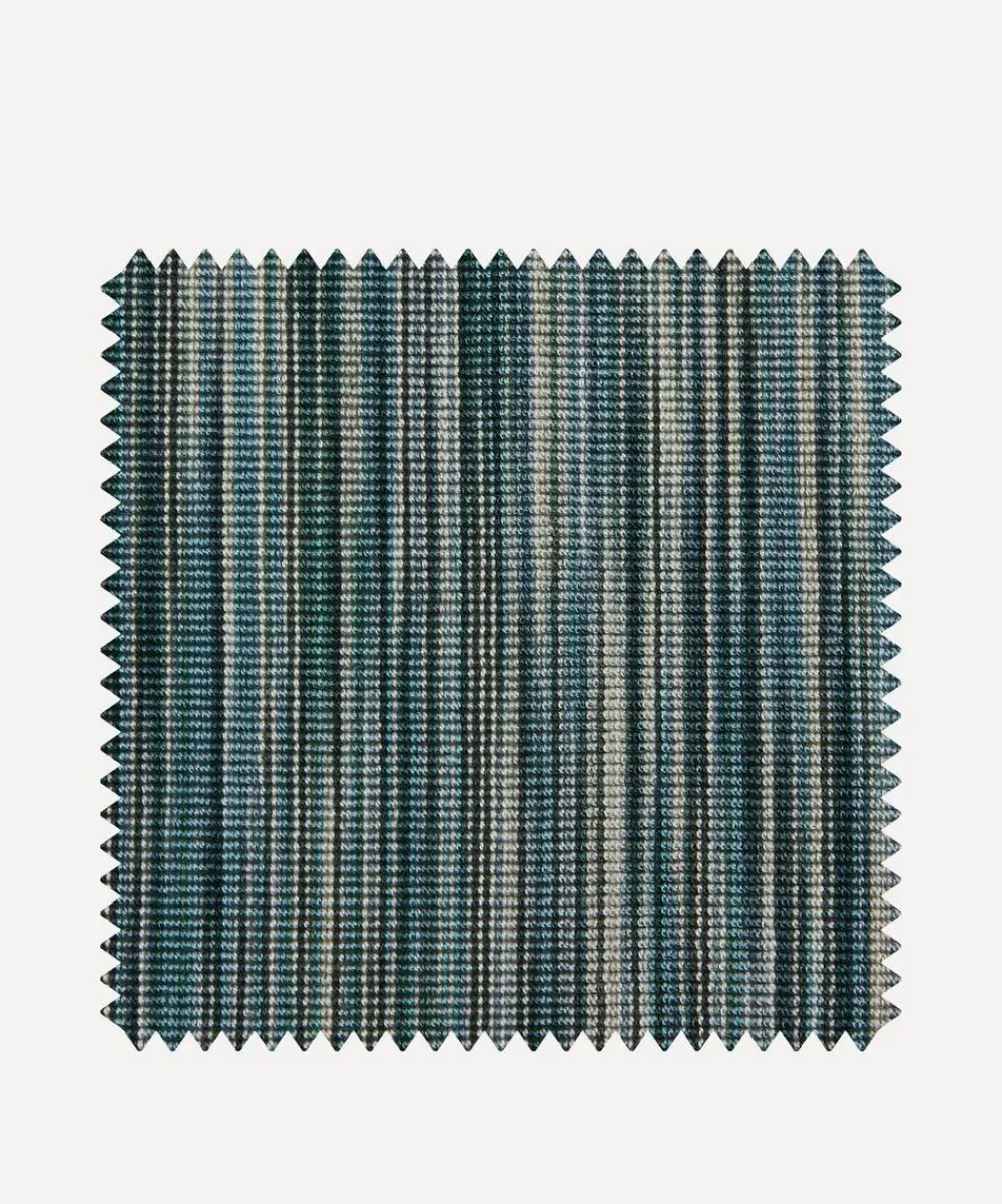 Liberty Interiors Furnishing Fabrics^Fabric Swatch - Motion Stripe in Nerano