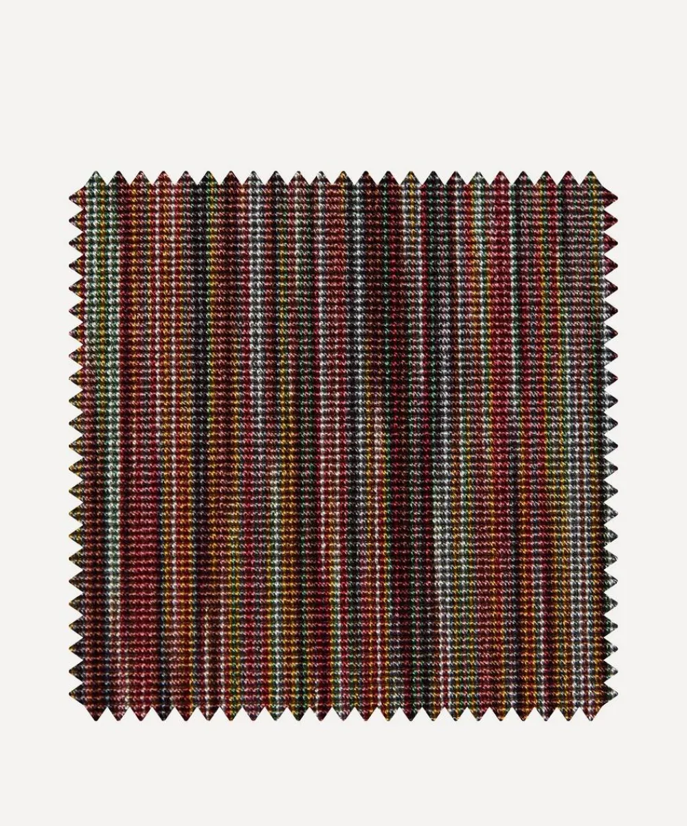 Liberty Interiors Furnishing Fabrics^Fabric Swatch - Motion Stripe in Ravello