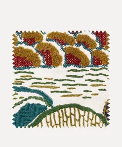 Liberty Interiors Furnishing Fabrics|Furnishing Fabrics^Fabric Swatch – Mount Stitch in Acacia