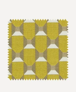 Liberty Interiors Furnishing Fabrics^Fabric Swatch - Obi Check in Fennel