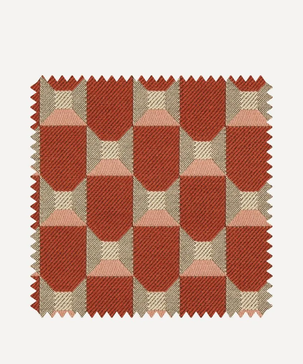 Liberty Interiors Furnishing Fabrics^Fabric Swatch - Obi Check in Lacquer