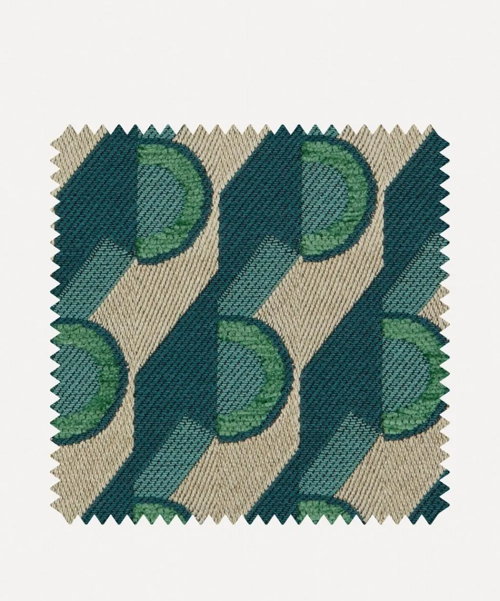 Liberty Interiors Furnishing Fabrics^Fabric Swatch – Orbella in Jade