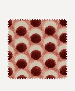 Liberty Interiors Furnishing Fabrics^Fabric Swatch - Ottoman Spot Cut Velvet in Lacquer