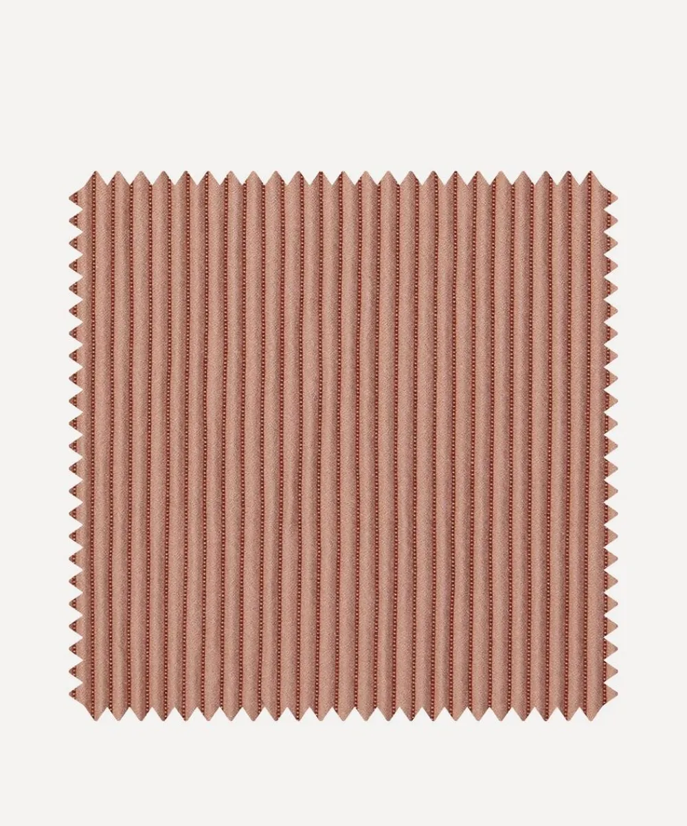 Liberty Interiors Furnishing Fabrics^Fabric Swatch - Ottoman Stripe in Ointment