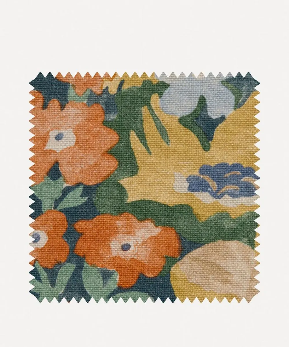 Liberty Interiors Furnishing Fabrics^Fabric Swatch – Painted Thorpe in Acacia
