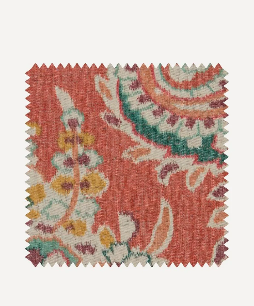 Liberty Interiors Furnishing Fabrics^Fabric Swatch - Paisley Willow in Lacquer