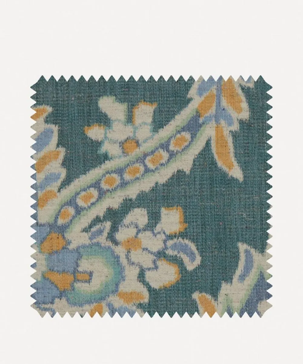 Liberty Interiors Furnishing Fabrics^Fabric Swatch – Paisley Willow in Beetle