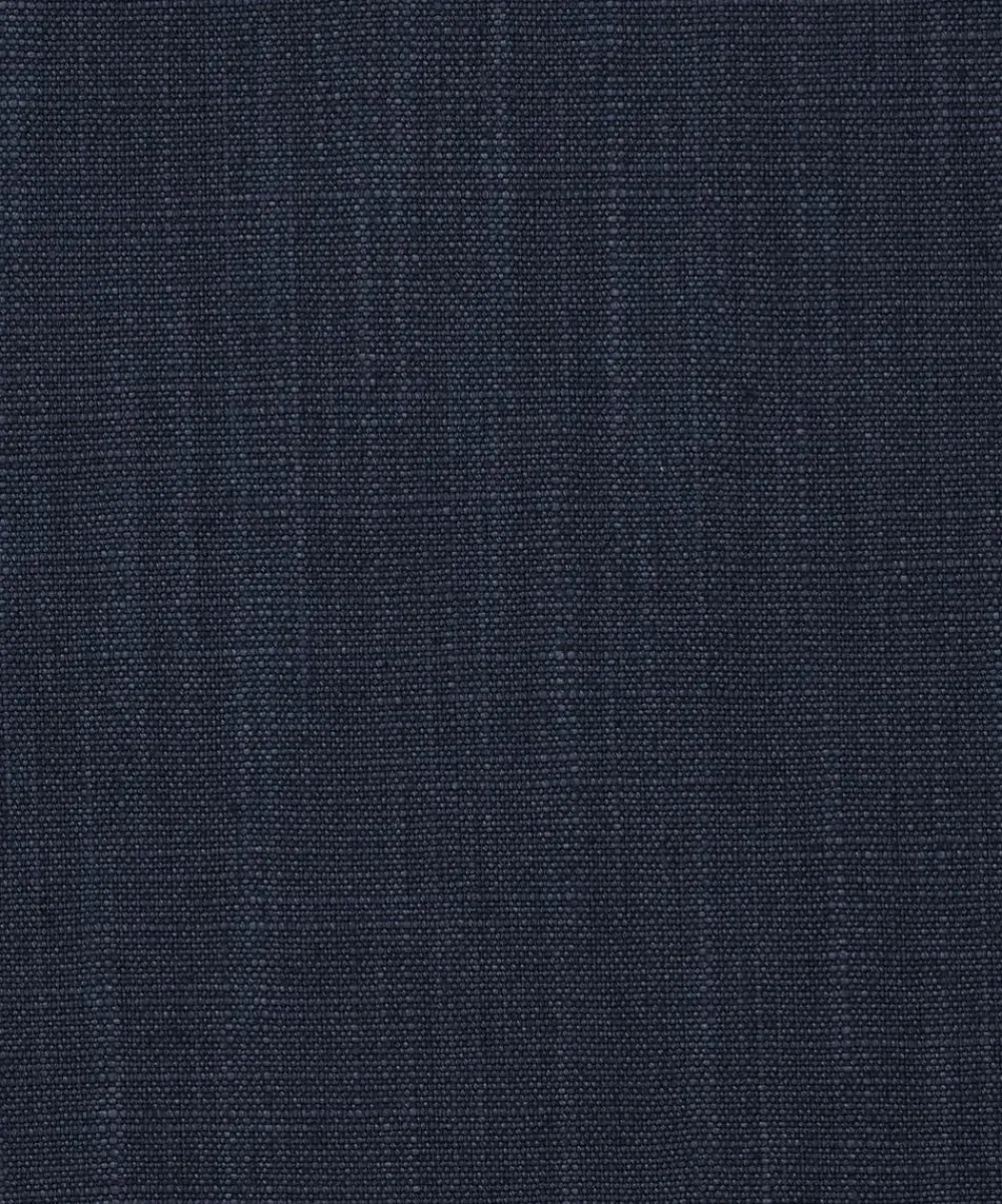 Liberty Interiors Furnishing Fabrics^Fabric Swatch - Plain Lustre Linen in Ink