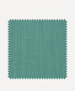 Liberty Interiors Furnishing Fabrics^Fabric Swatch - Plain Lustre Linen in Salvia