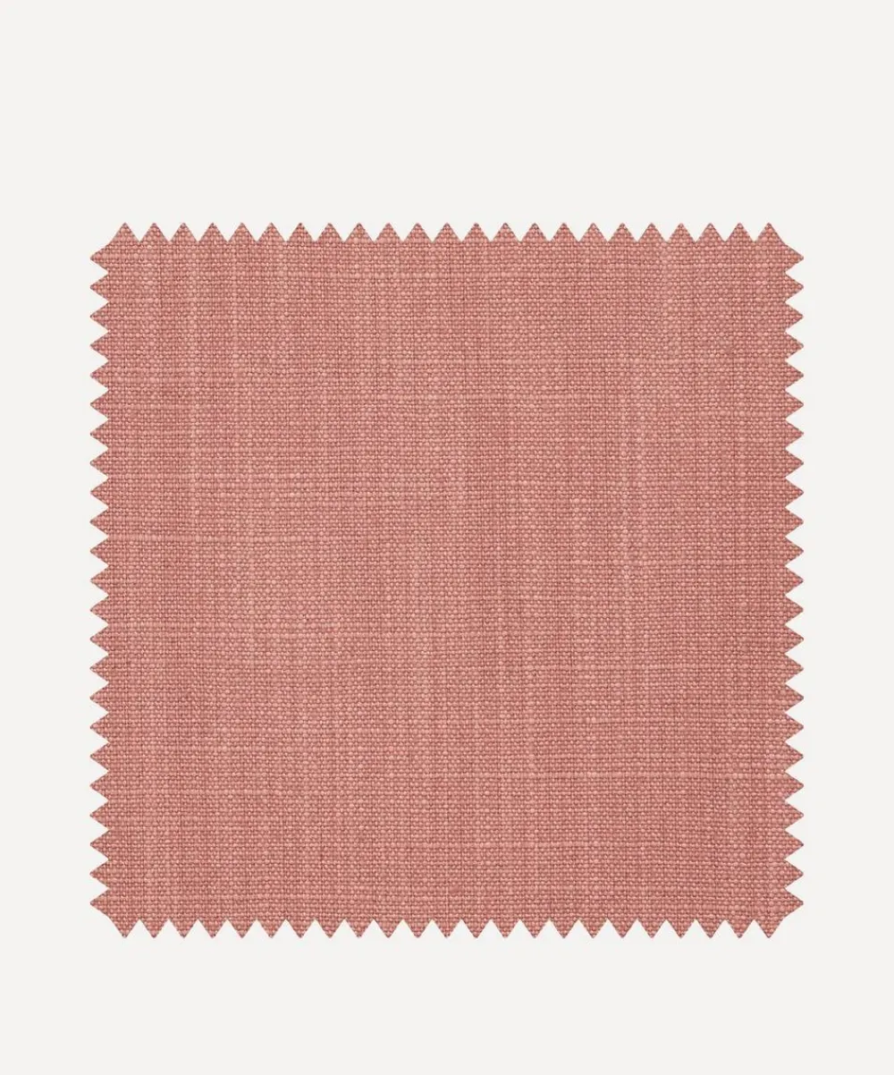 Liberty Interiors Furnishing Fabrics^Fabric Swatch - Plain Lustre Linen in Slipper