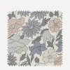 Liberty Interiors Furnishing Fabrics^Fabric Swatch - Poppy Meadowfield Cotton Sateen in Pewter