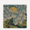 Liberty Interiors Furnishing Fabrics^Fabric Swatch - Porcelain Trail Velvet in Ink