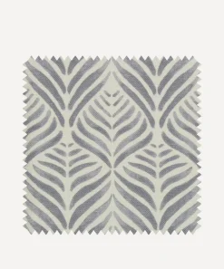 Liberty Interiors Furnishing Fabrics^Fabric Swatch - Quill Landsdowne Linen in Pewter