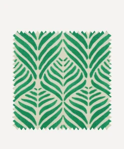 Liberty Interiors Furnishing Fabrics^Fabric Swatch - Quill Landsdowne Linen in Jade