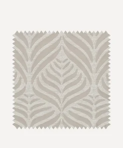 Liberty Interiors Furnishing Fabrics^Fabric Swatch - Quill Weave Yarn Jacquard in Pewter