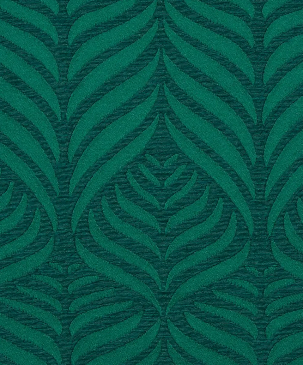 Liberty Interiors Furnishing Fabrics^Fabric Swatch - Quill Weave Yarn Jacquard in Jade