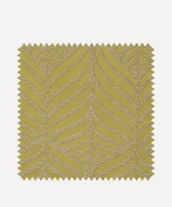 Liberty Interiors Furnishing Fabrics^Fabric Swatch - Quill Weave Yarn Jacquard in Lichen