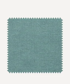Liberty Interiors Furnishing Fabrics^Fabric Swatch - Robin's Egg Plain Emberton Linen