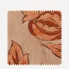 Liberty Interiors Furnishing Fabrics^Fabric Swatch - Sambourne Vine Wycombe Linen in Cinnabar