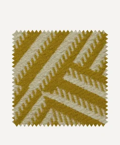Liberty Interiors Furnishing Fabrics^Fabric Swatch - Shadow Stripe Weave in Sahara