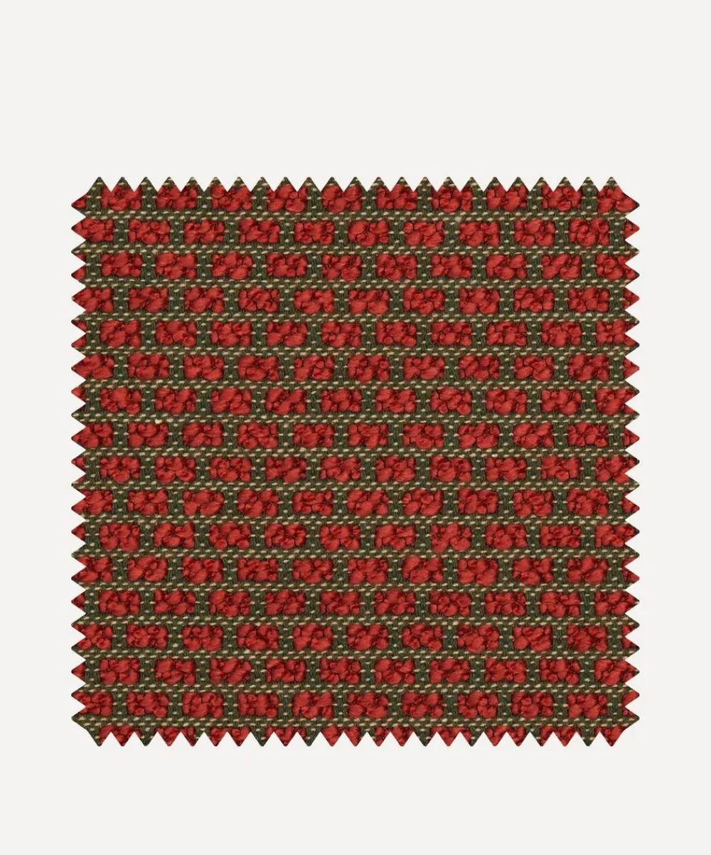 Liberty Interiors Furnishing Fabrics^Fabric Swatch - Tamba in Amaranth