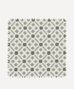 Liberty Interiors Furnishing Fabrics^Fabric Swatch - Tapestry Trellis Cotton in Flax
